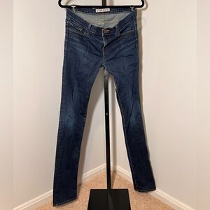 J Brand Dark Wash Low Rise Pencil in Ink - Size 30